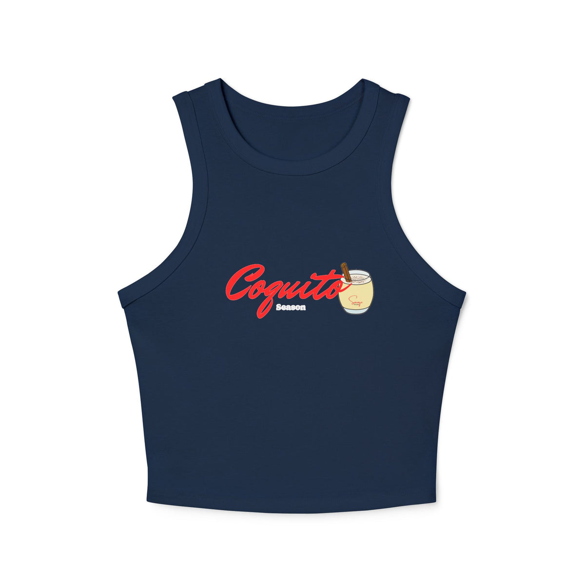 Coquito Season - Women's Micro Rib Racer Tank Top