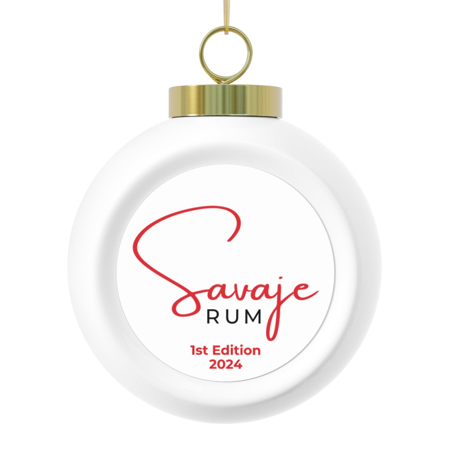 Christmas Ball Ornament - Savaje Rum 1st Edition 2024