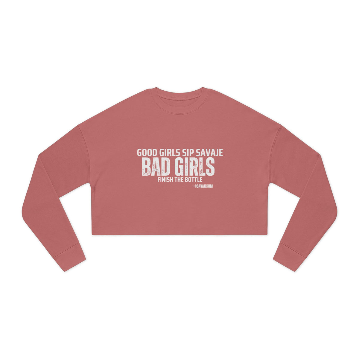 Good Girls Sip - Women's Cropped Sweatshirt