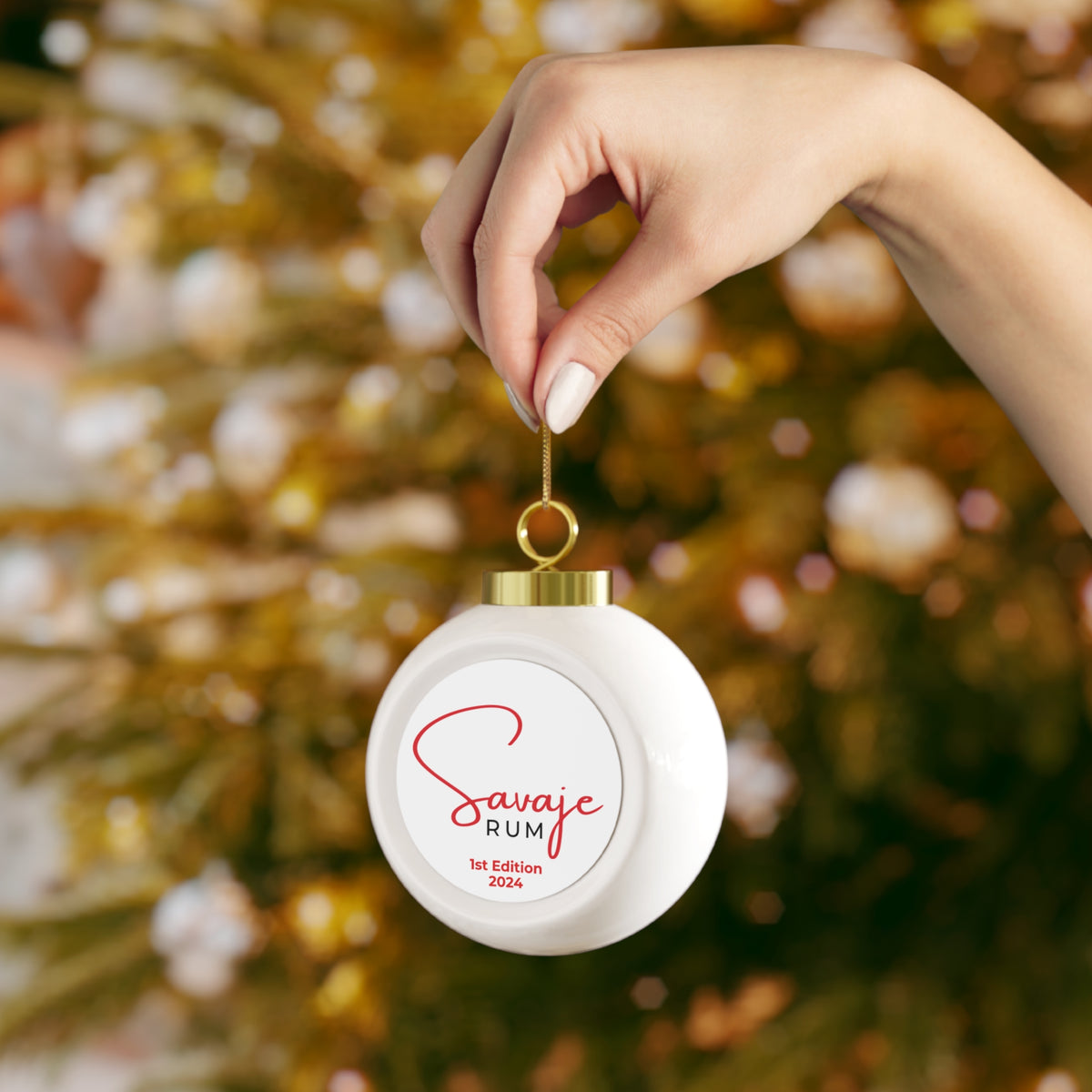 Christmas Ball Ornament - Savaje Rum 1st Edition 2024
