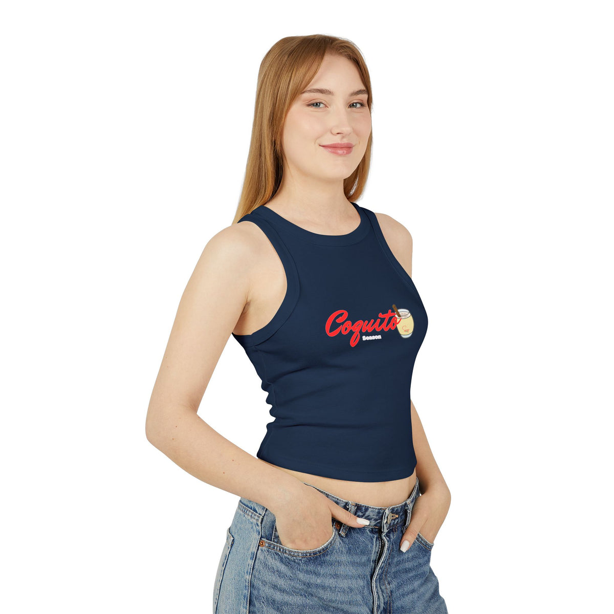 Coquito Season - Women's Micro Rib Racer Tank Top